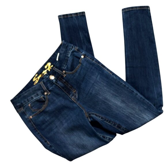 Seven7 Womens Tummyless High Rise Skinny Jean Size 4 Avalon Wash - Picture 4 of 8